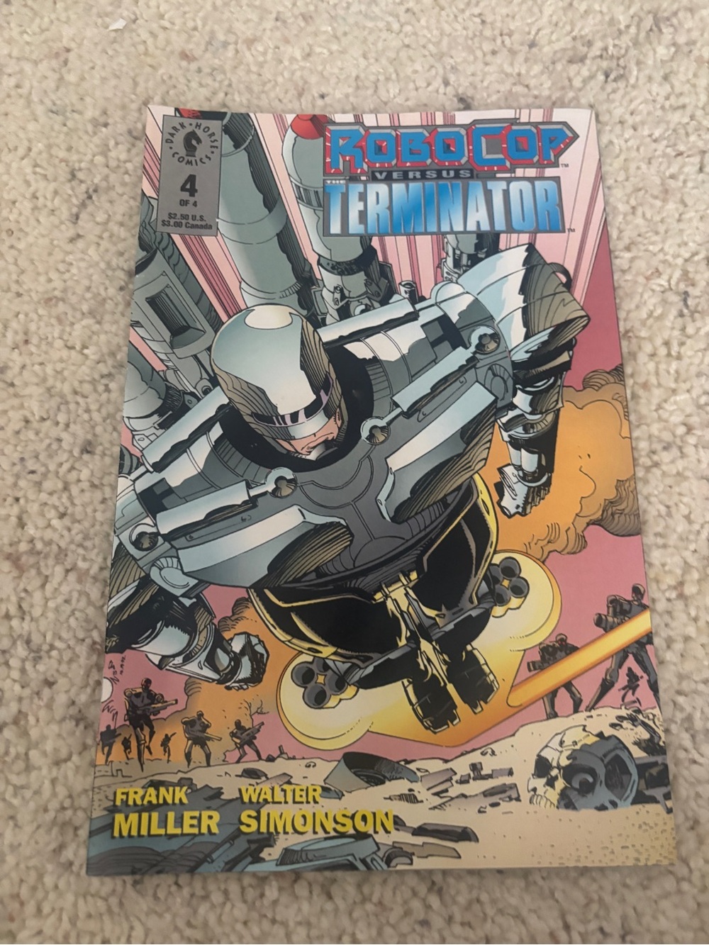 RoboCop Versus The Terminator #4 (Dark Horse Comics December 1992) vintage